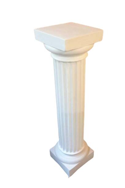 Doric column pillar stele decorative plaster molding reinforced with tow