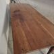 Rustic farmhouse table in solid cherry wood 19th century - 1m91.5