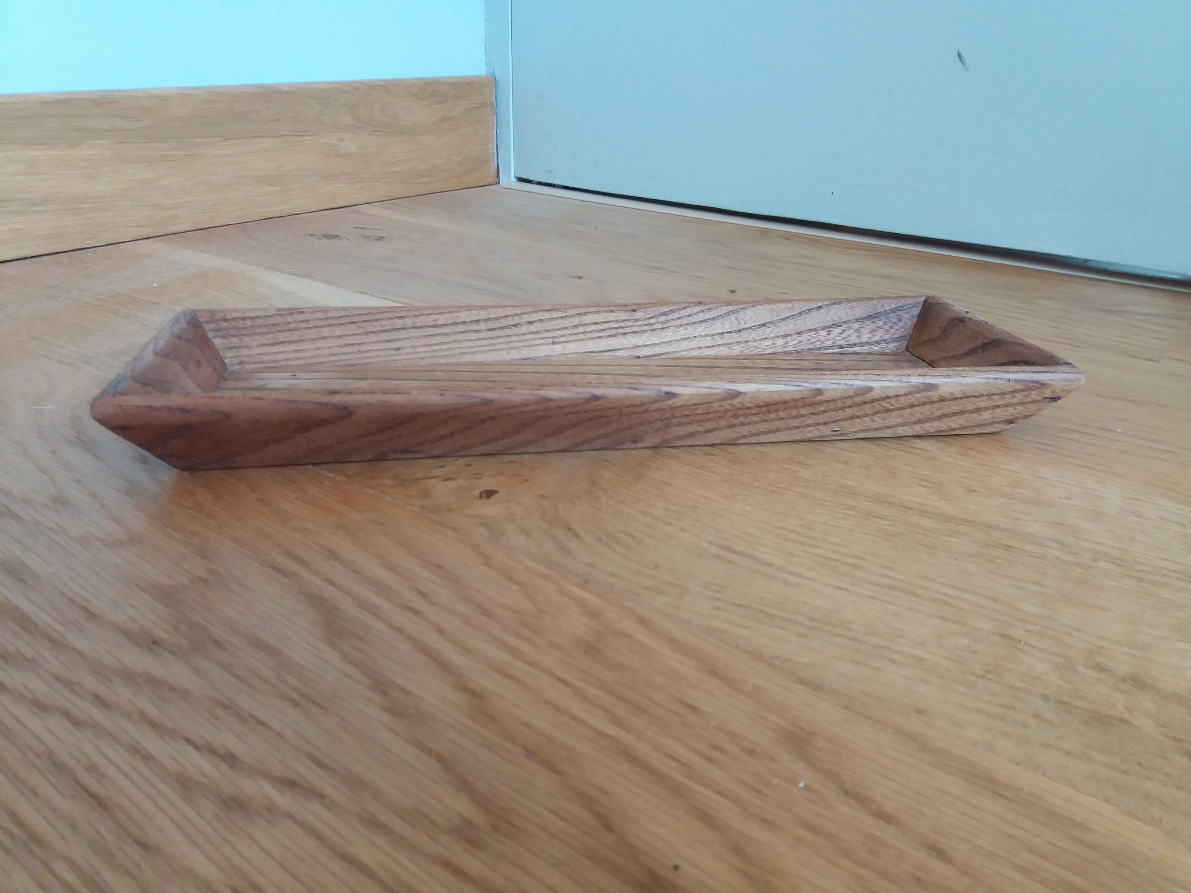 Pencil holder or wooden pocket tray