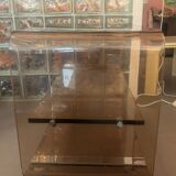 Smoked plexiglass coffee table