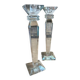 Pair of crystal candlesticks