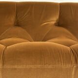 Kali 3 seater brown sofa
