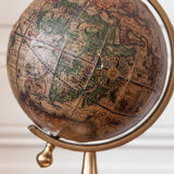 Brass earth globe - 1950
