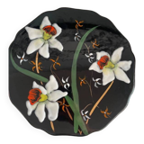 Longwy enamel and earthenware dish