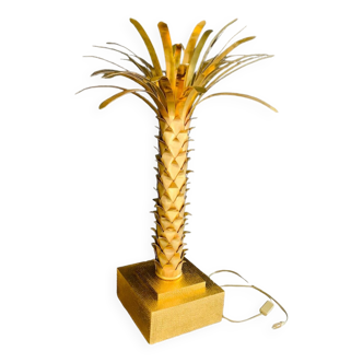 Lampe palmier en laiton