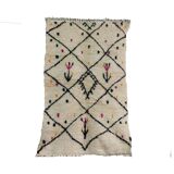 Handmade wool Berber rug 172 X 110 CM