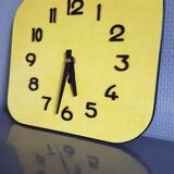 Vintage clock in formica, 60s