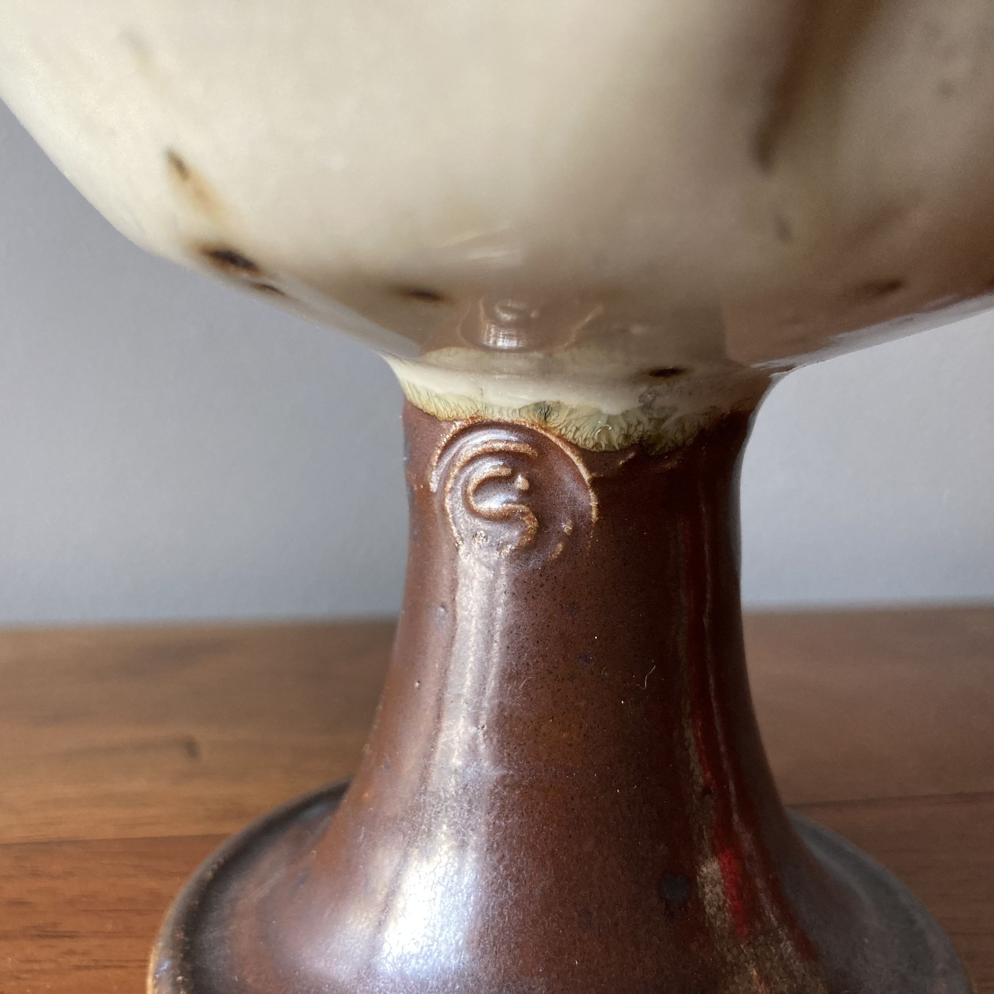 Japanese stone cup from la borne of the pedley-kepp workshop, 1970-1980