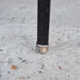 Teak and metal side table