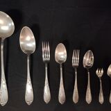 74 Piece Silver Plated Louis XV Style Cutlery Set