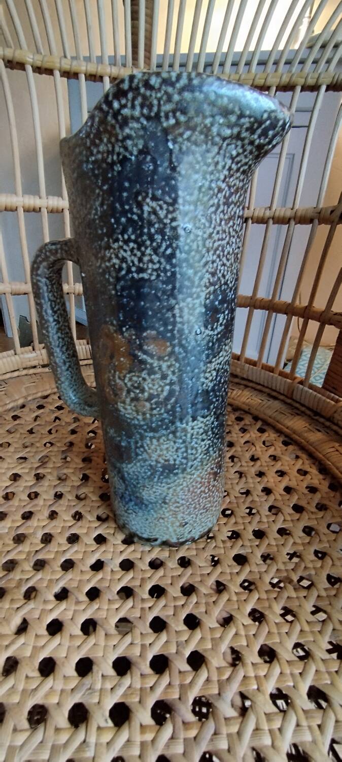 Jug, stoneware vase by J. C. Monange