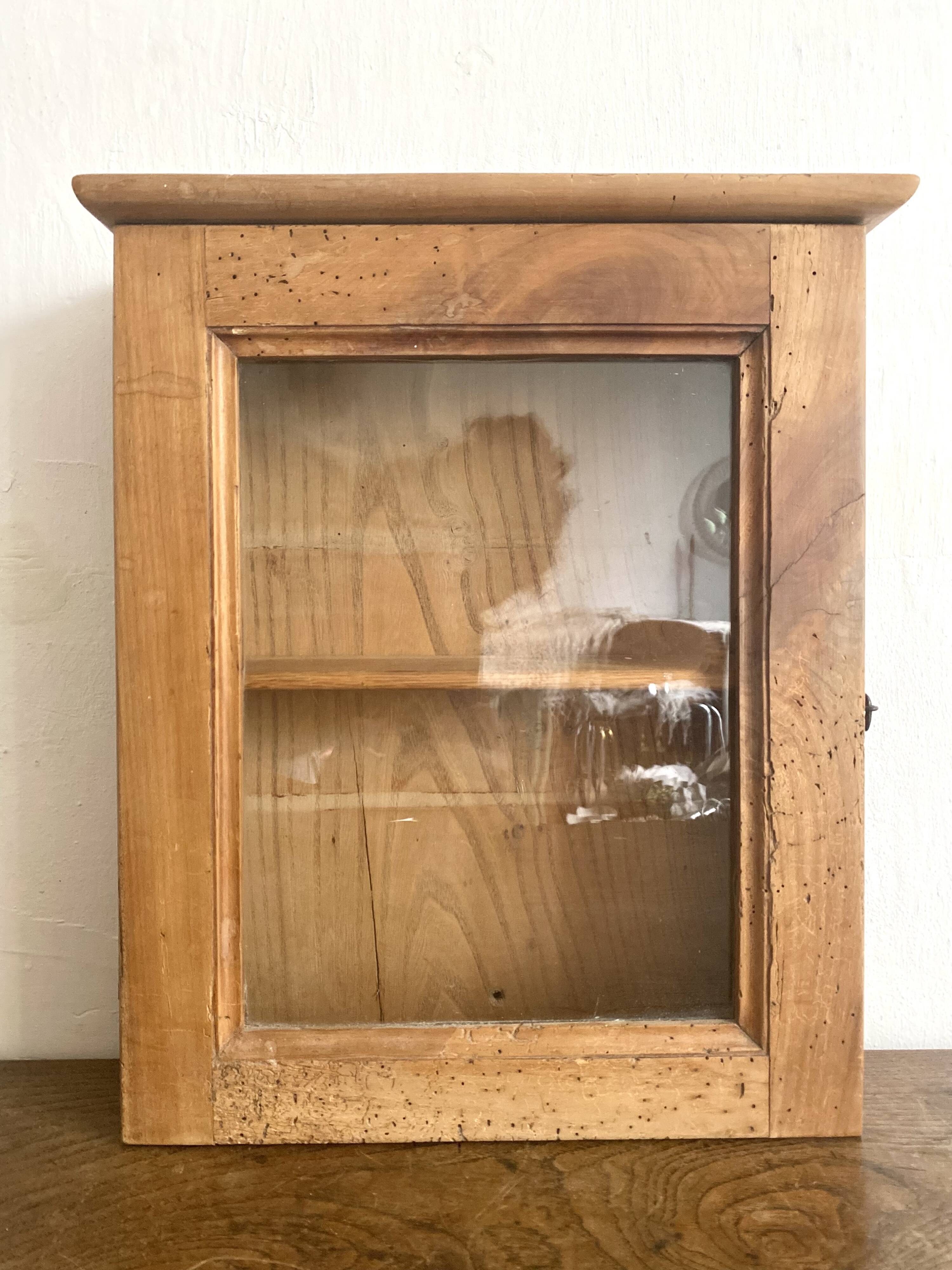 Wall cabinet, old display case