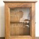 Armoire murale, vitrine  ancienne en bois