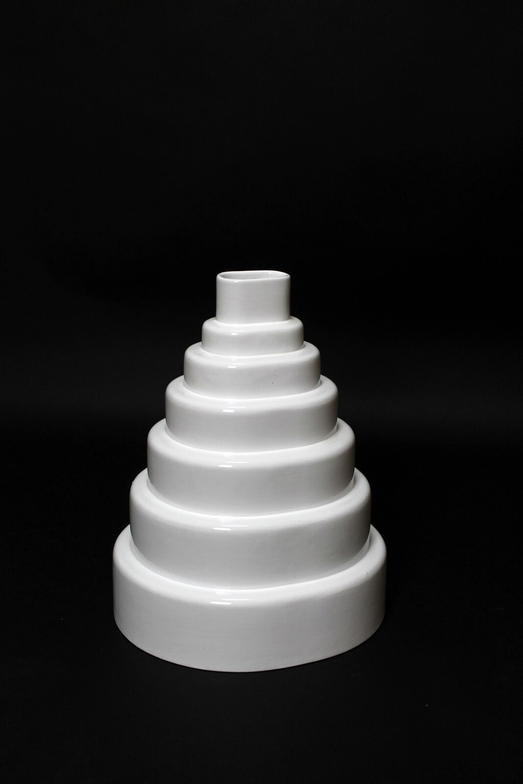 Vase Memphis Milano Sottsass Era by Florio Keramia