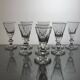9 verres digestif en cristal Forme Baccarat Caton