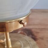 Pressed glass table lamp