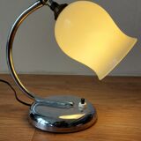 Art Deco chrome ball lamp.