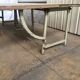 Old fabric cutting table