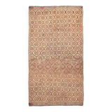 Beige & Brown Star Pattern Kilim Rug, 166x300Cm