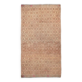 Beige & Brown Star Pattern Kilim Rug, 166x300Cm