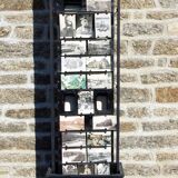 Former postcard drop-down display