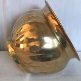 Vintage brass pot cover