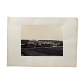 Photo Palais de Schoenbrunn XIXe albumine carton contrecollé