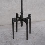 Lot de 4  lampadaires brutaliste en fer