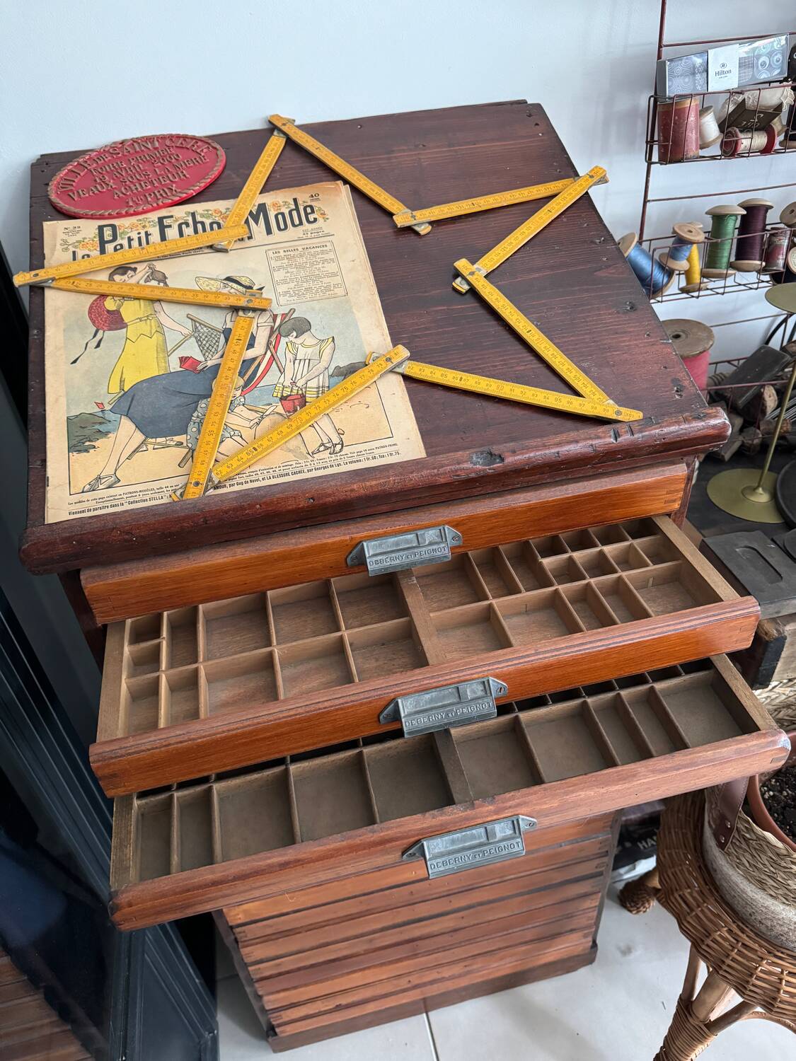 Old printing furniture