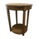 Small pedestal piece of light wooden sofa