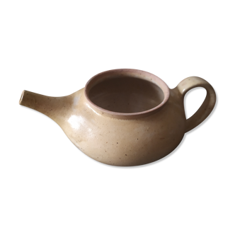 Glazed stoneware teapot