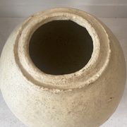Papier-mâché jar