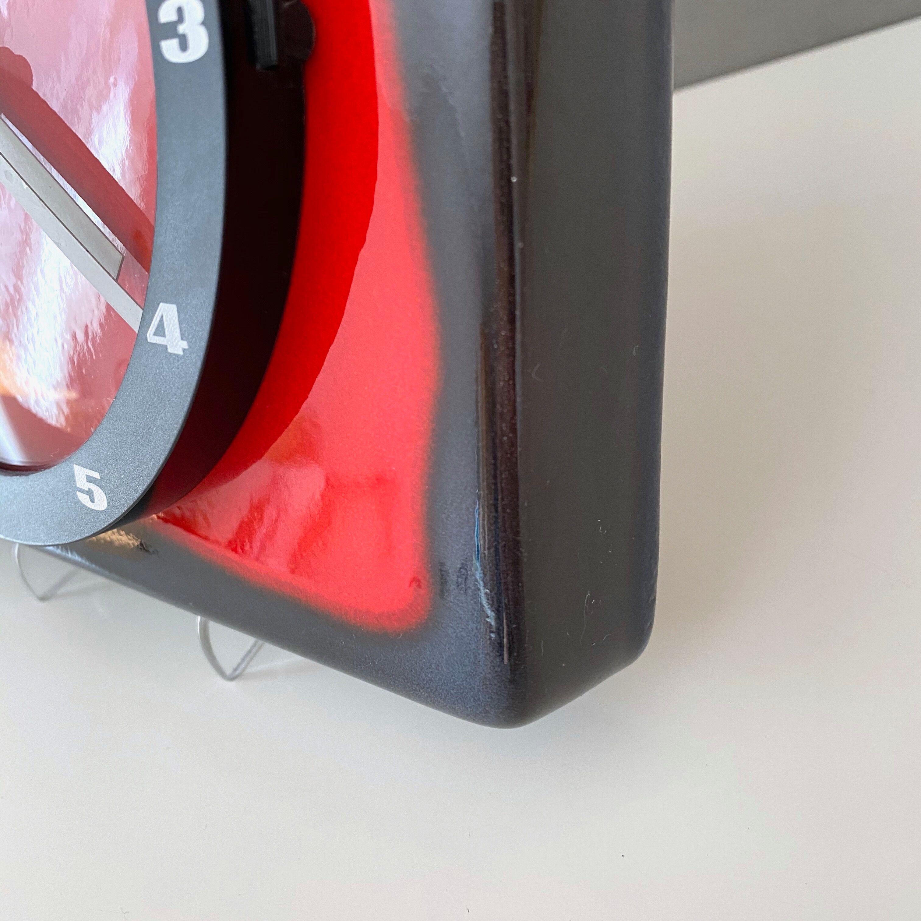 Vintage wall clock Kienzle automatic, 70's Germany