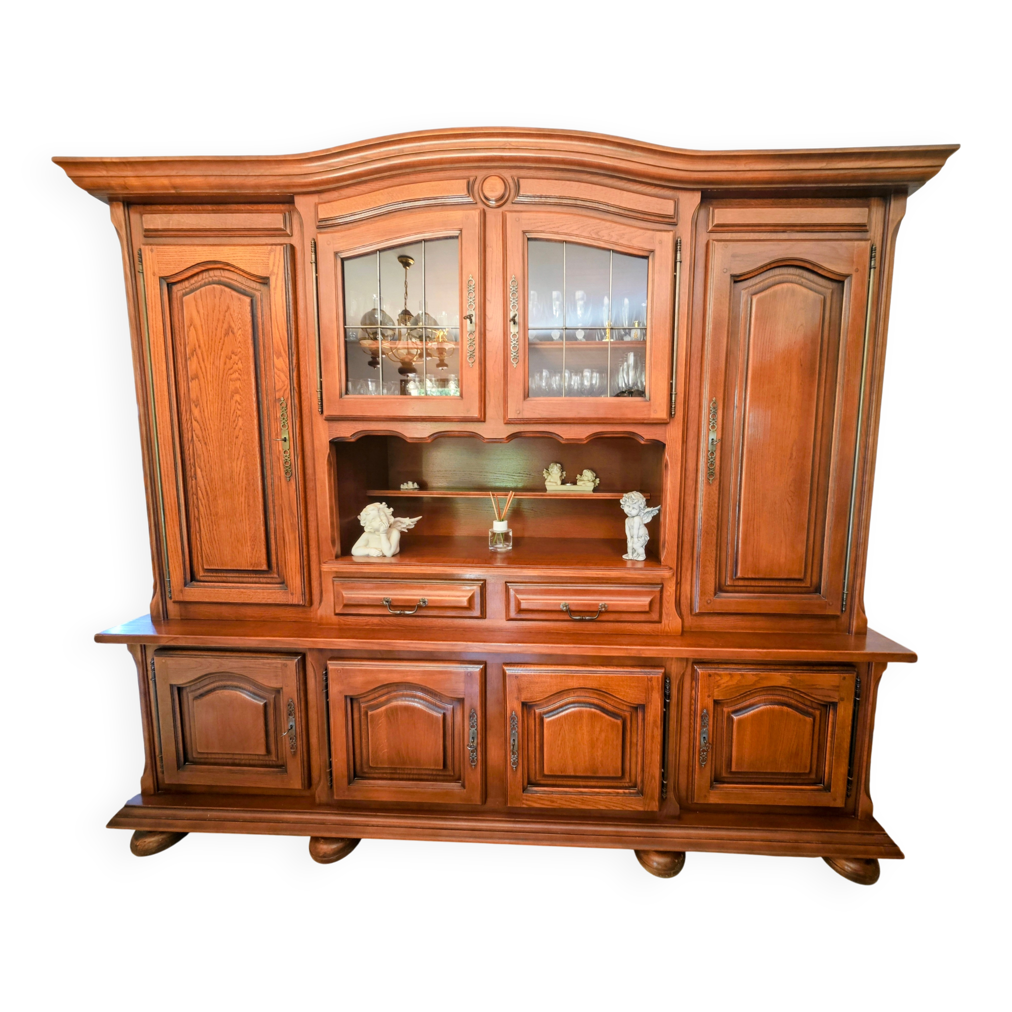 Solid oak dining room sideboard
