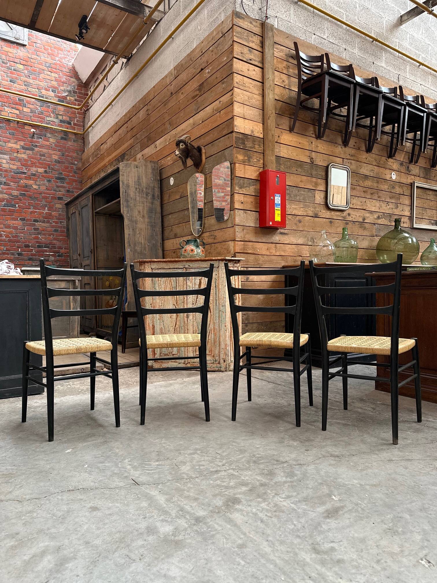 Set of 4 Gessef chairs from the 60s