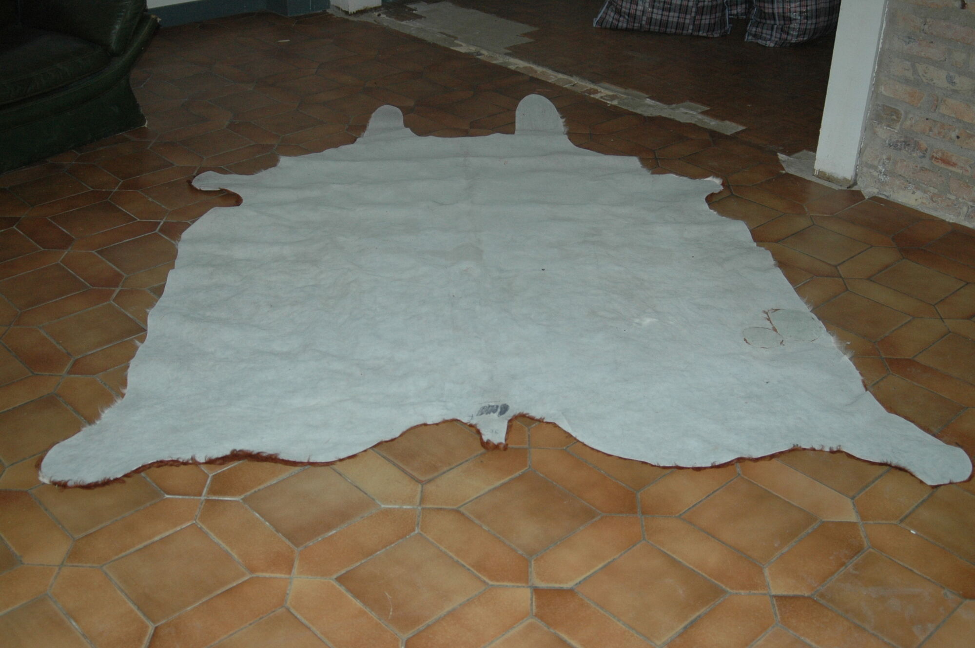 Carpet skin of cow 195x226cm