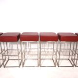 Ensemble de 6 tabourets de bar De Sede DS 218/55 par Paolo Piva, 2000