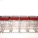 Ensemble de 6 tabourets de bar De Sede DS 218/55 par Paolo Piva, 2000