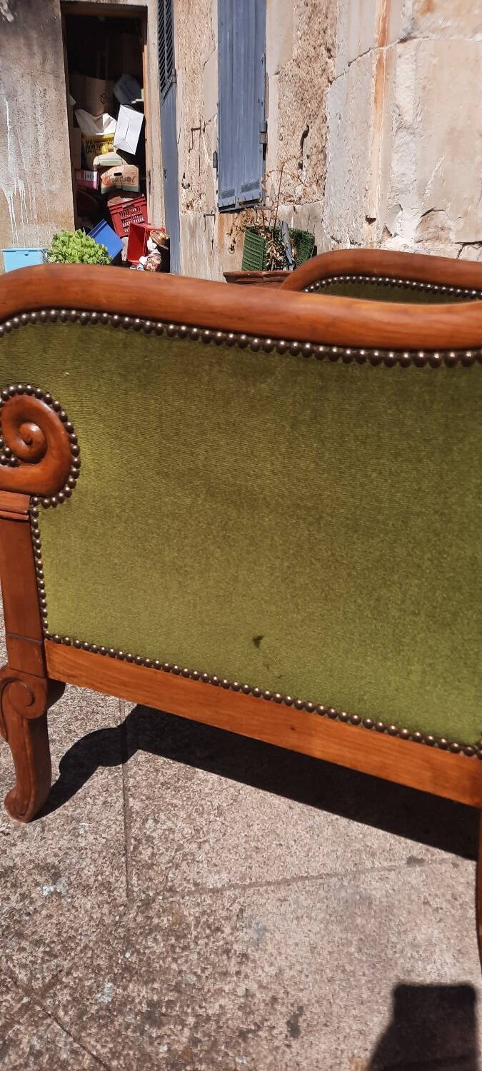 Pair of bergère armchairs