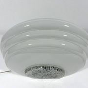 Lampe de table en verre, années 1970