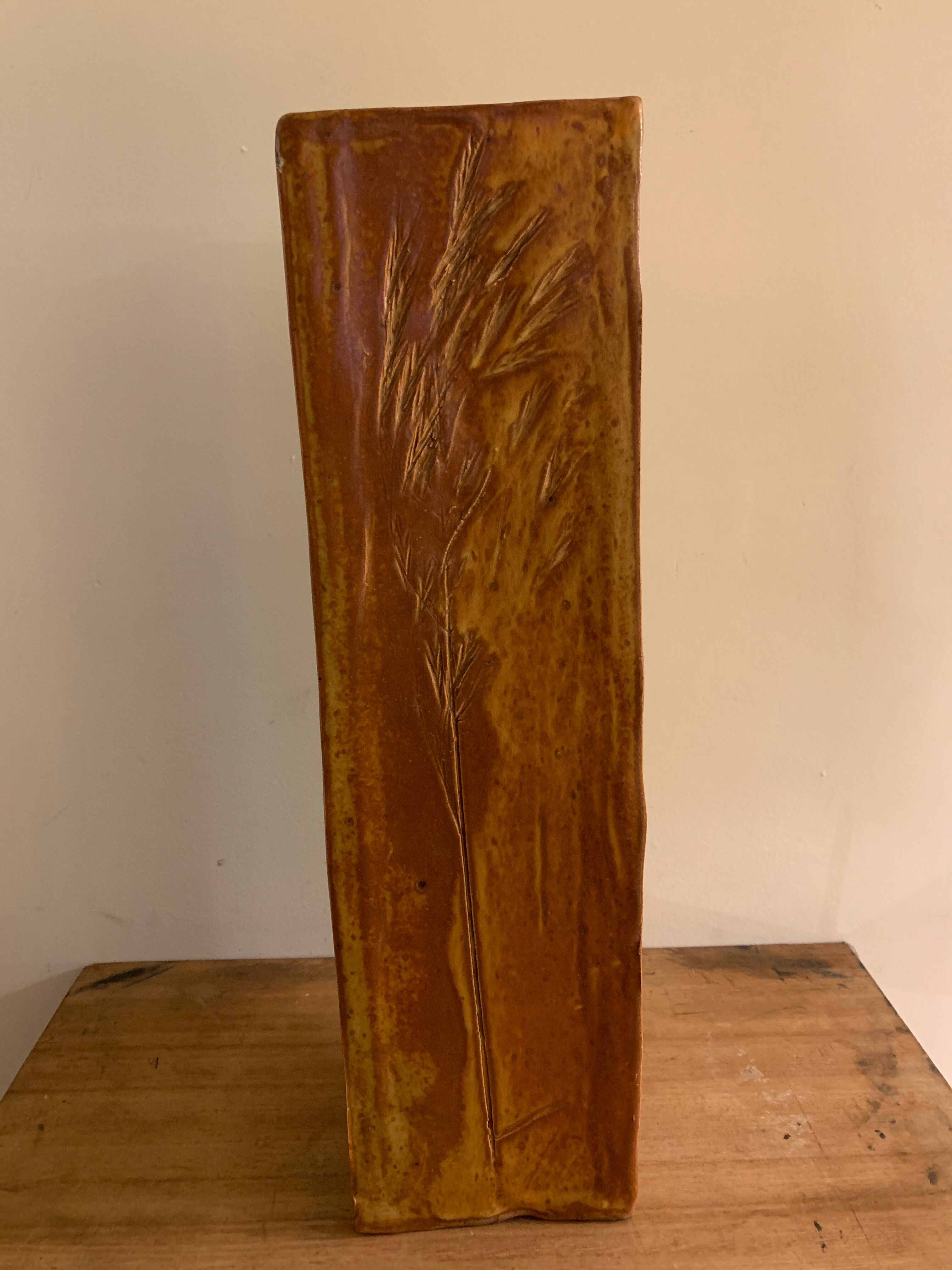 Ceramic vase herbarium G. and E. Solorzano, Castle Pottery