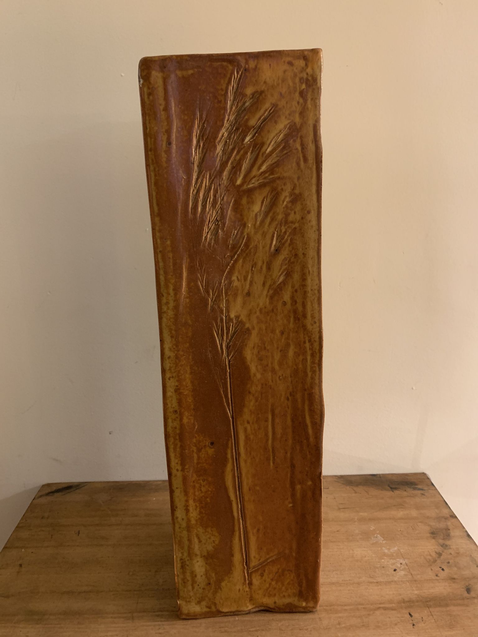 Ceramic vase herbarium G. and E. Solorzano, Castle Pottery