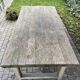 Solid oak farmhouse table 1950 - 170 cm x 86 cm