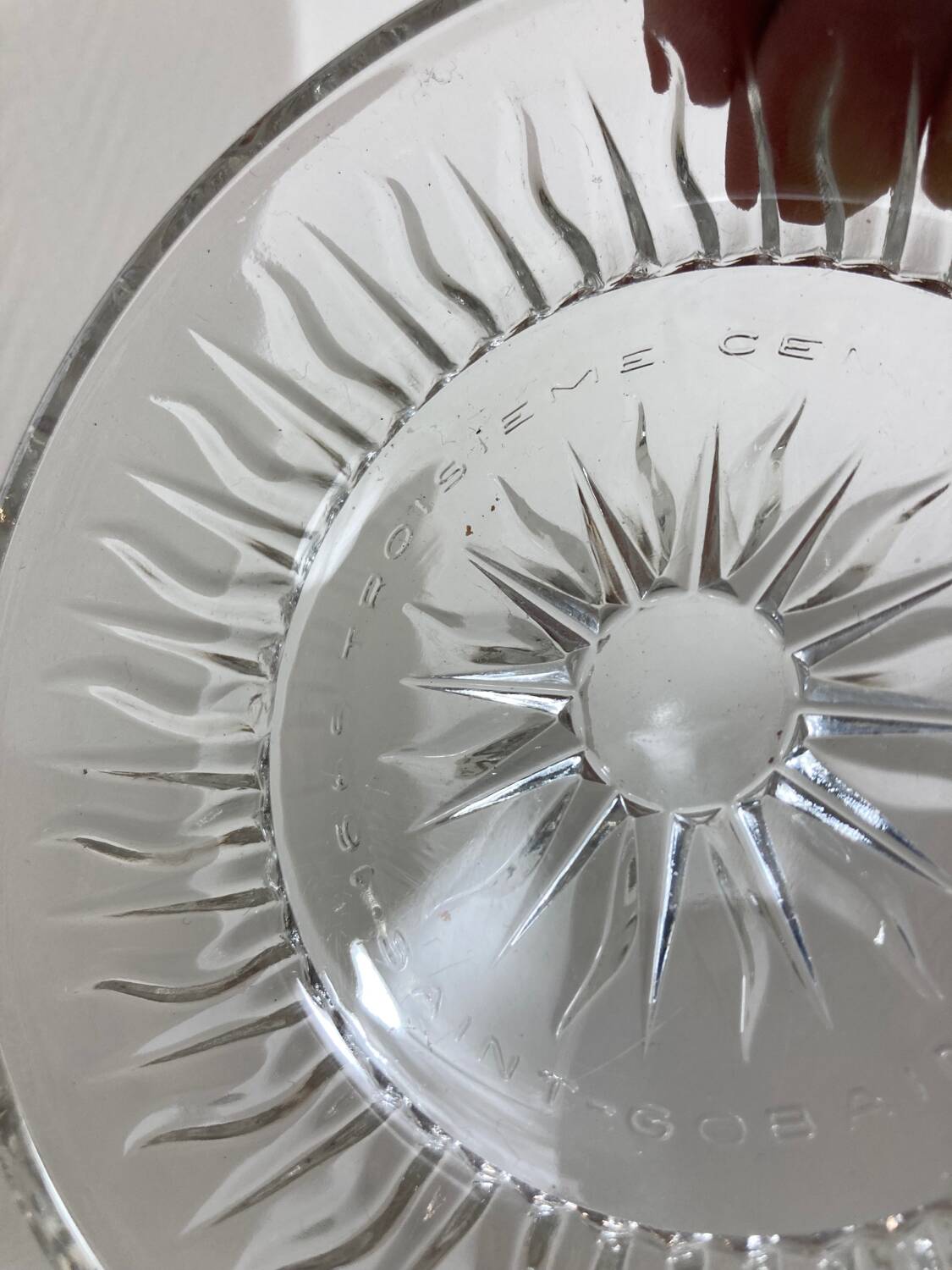Saint Gobain glass bowl