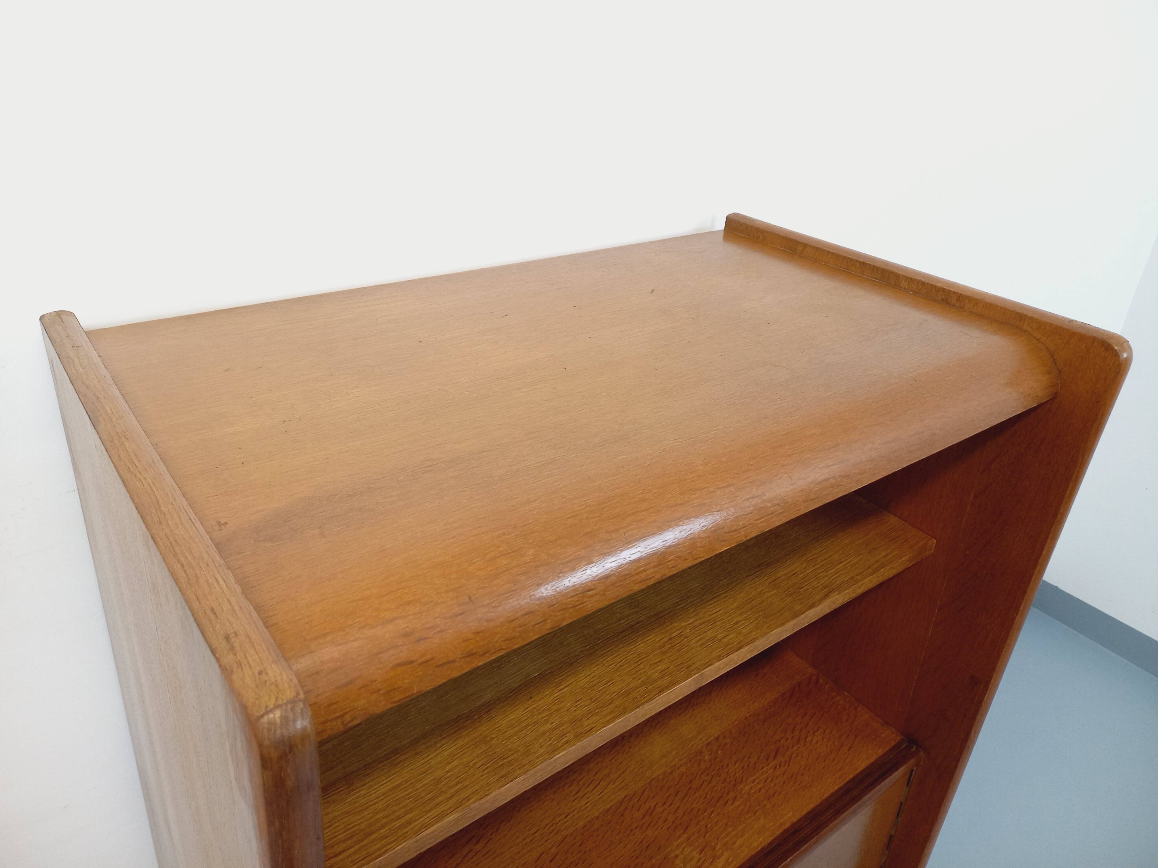 Vintage storage bookshelf René Gabriel Scandinavian style