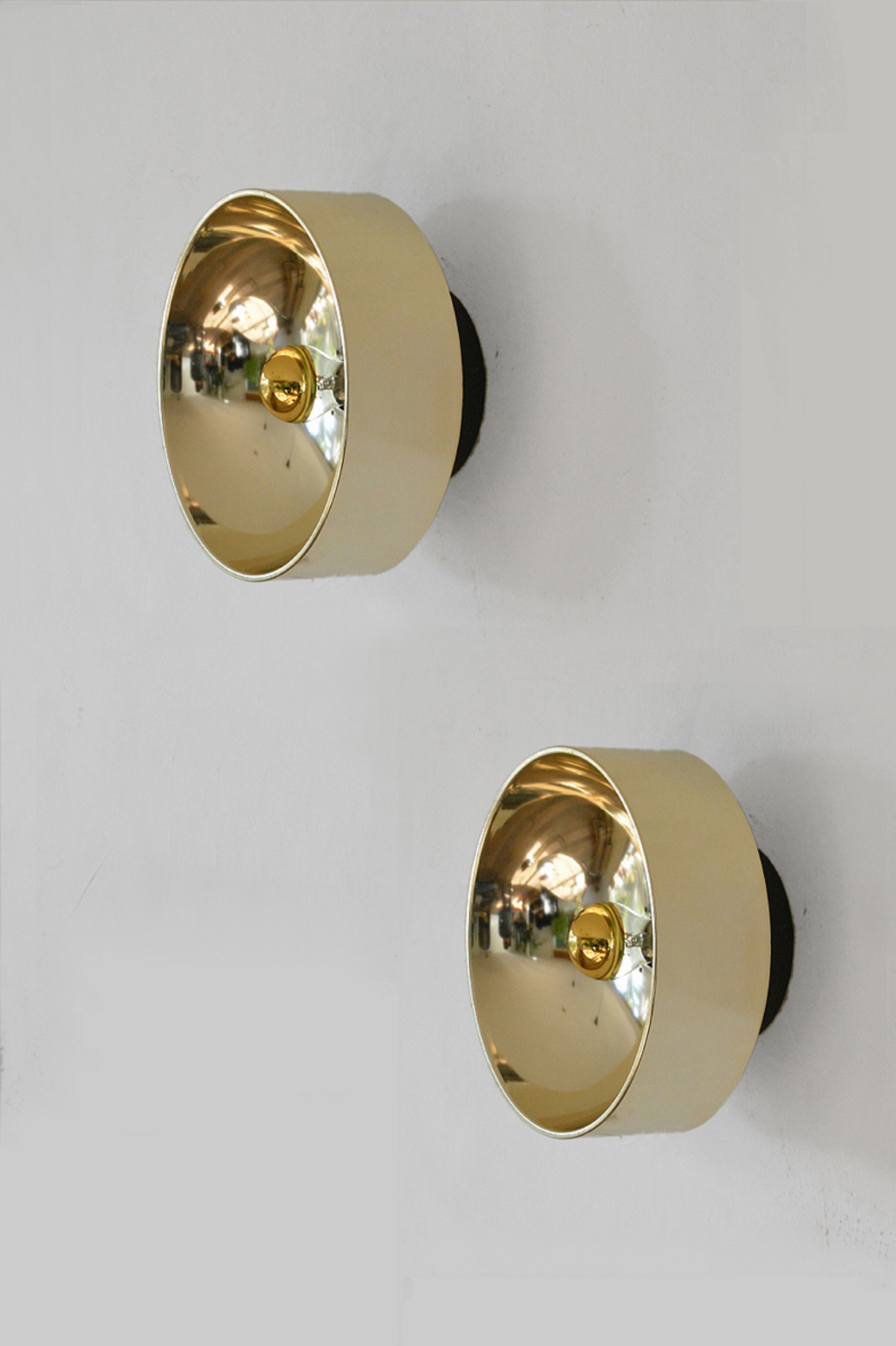 Pair of wall lights, Peter Celsing, 60s