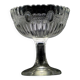 Basket-shaped pressed glass sugar bowl, Ząbkowice, Poland, 1970s