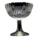Basket-shaped pressed glass sugar bowl, Ząbkowice, Poland, 1970s