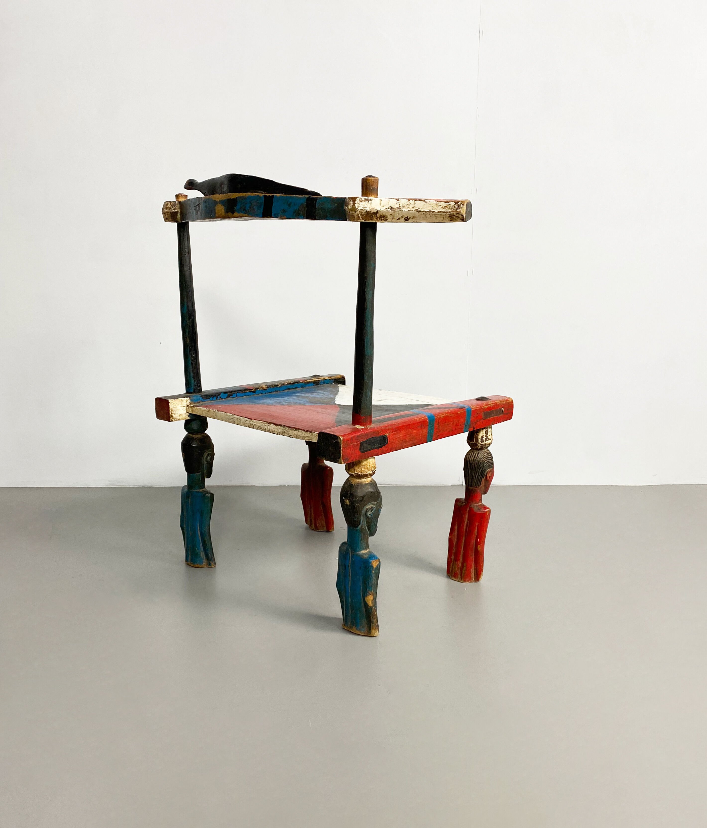 Vintage Senufo Chair, Côte d'Ivoire, c.1980