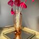High vase art deco salmon pink